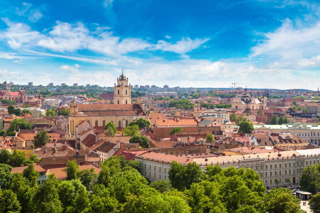 Vue sur Vilnius