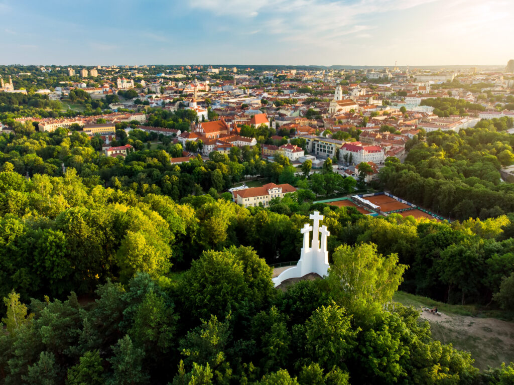 Que faire à Vilnius ? Profiter de la vue depuis Colline des Trois Croix