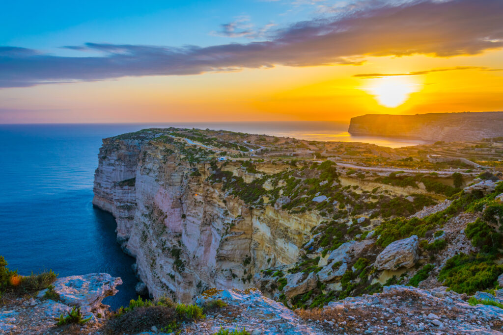 Les falaises de Ta’ Cenc