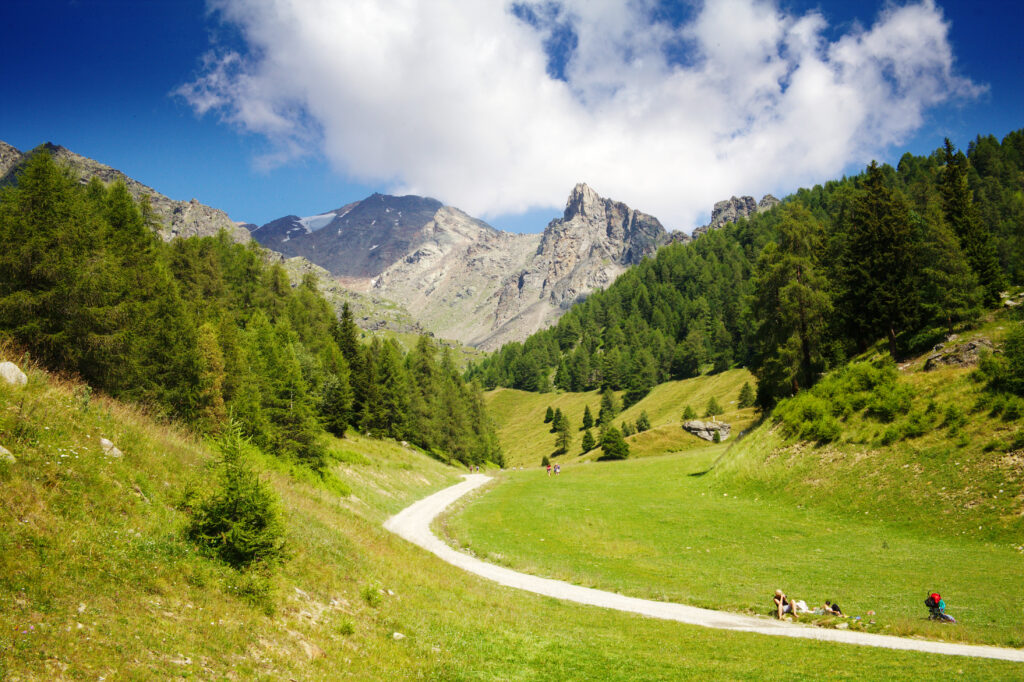 Paysage dans les Dolomites