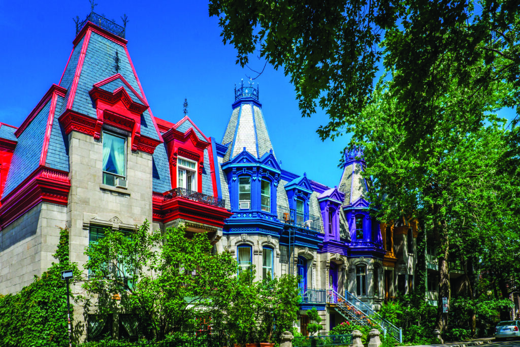 Architecture victorienne à Montréal.