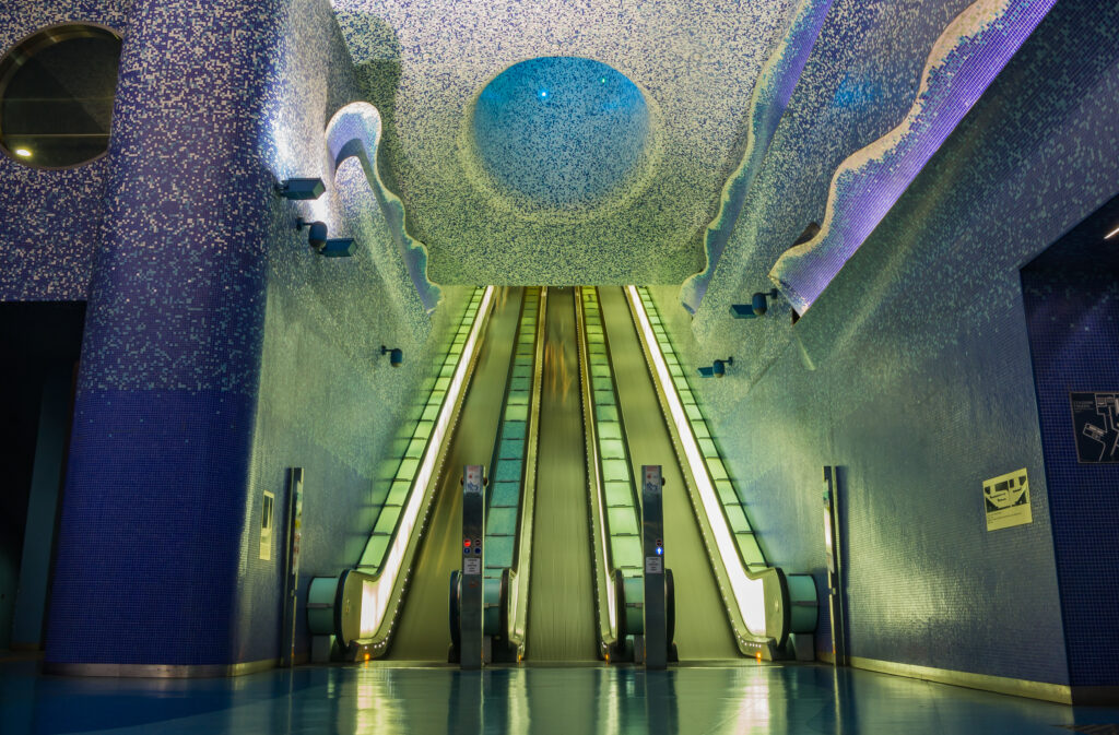 Station de métro Toledo à Naples 