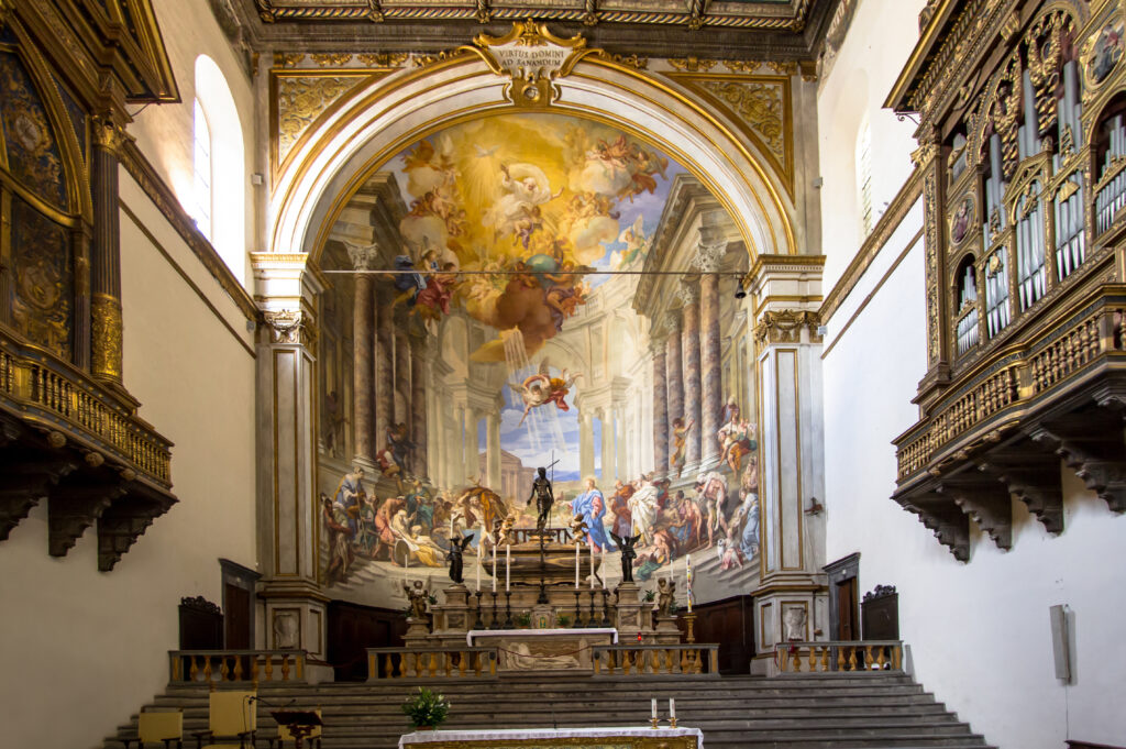 Intérieur de l'église Santa Maria della Scala 