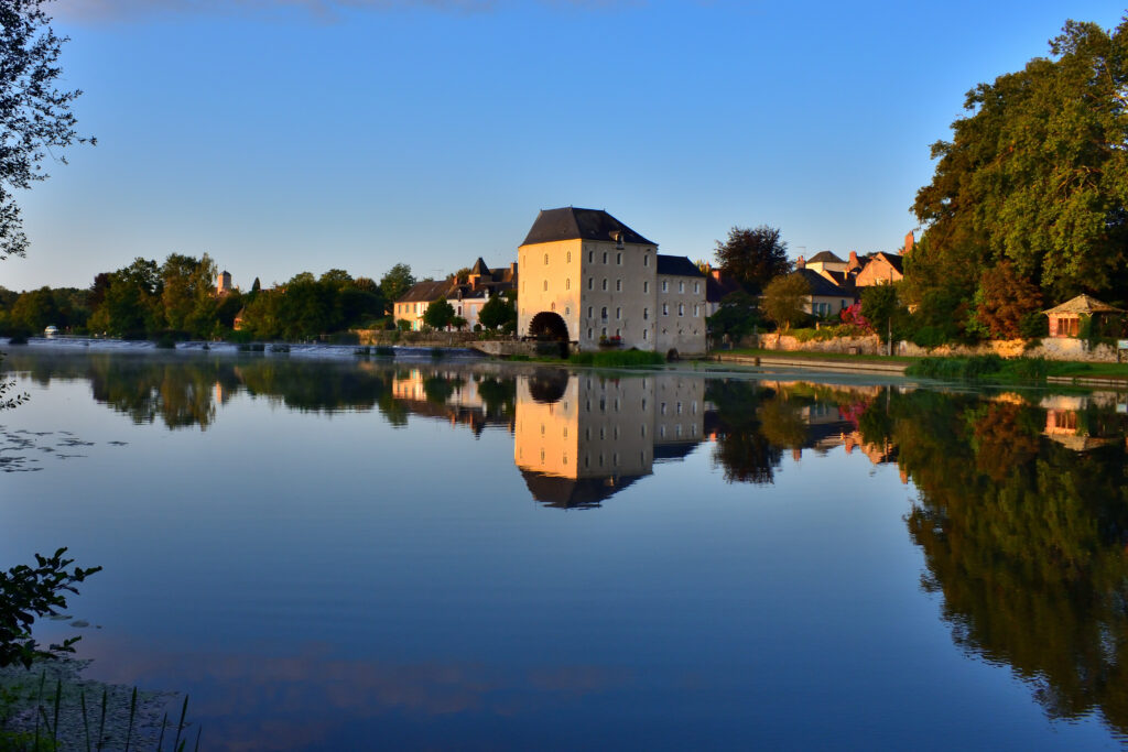 Barrage et moulin de Parcé sur Sarthe