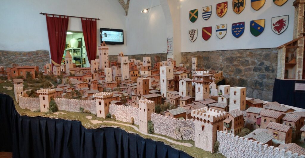 Maquette du musée San Gimignano 1300 