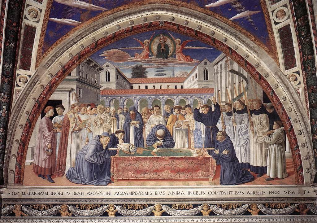 Fresque dans l'église Saint-Augustin