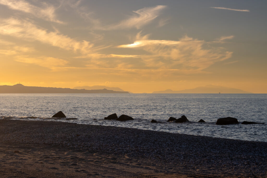 Plage dans la province de Messine