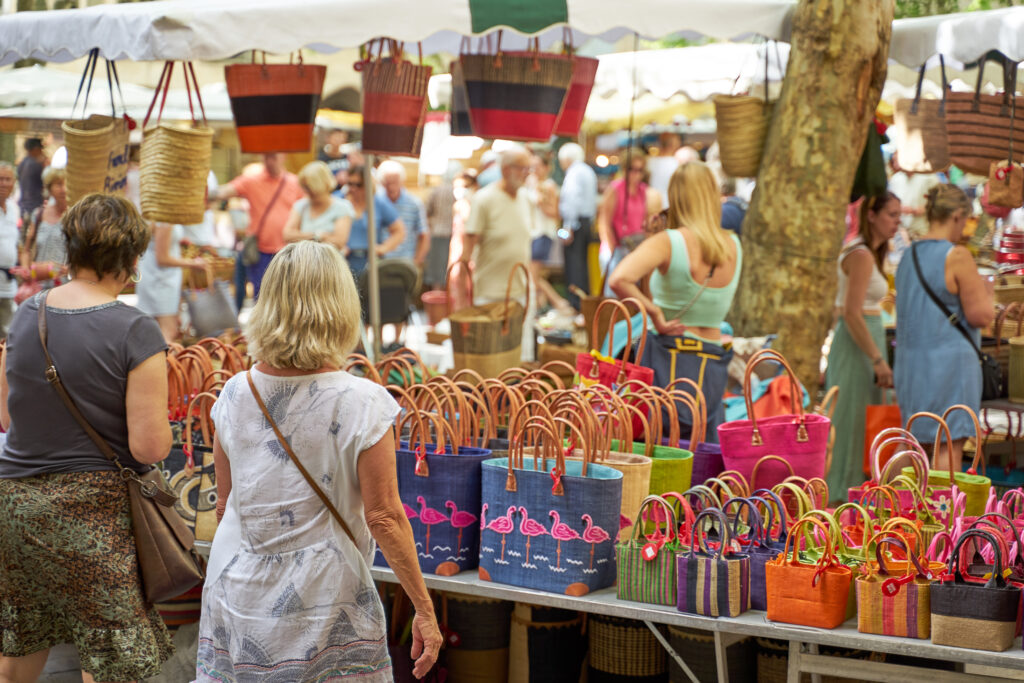 Le célèbre marché d’Uzès