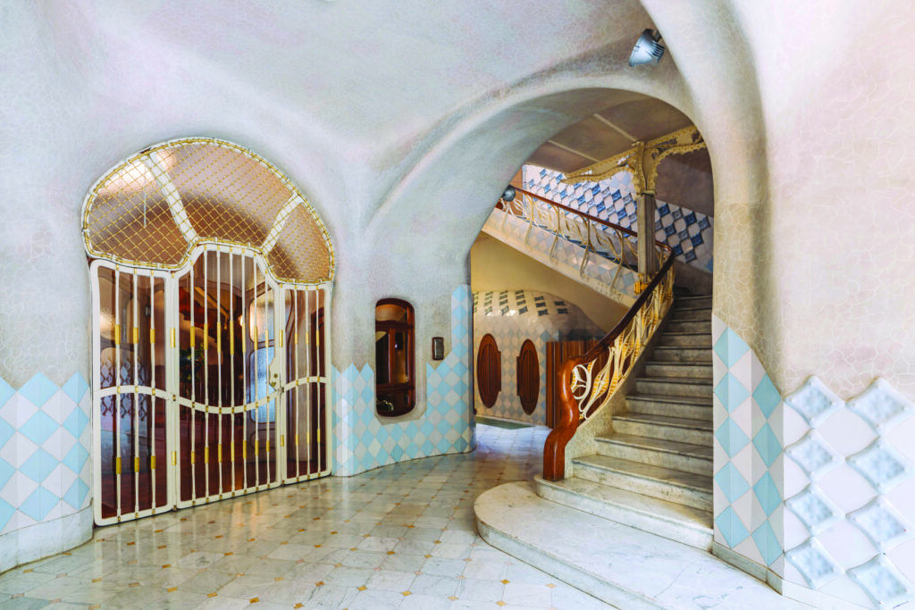 Hall d'entrée de la Casa Batlló.
