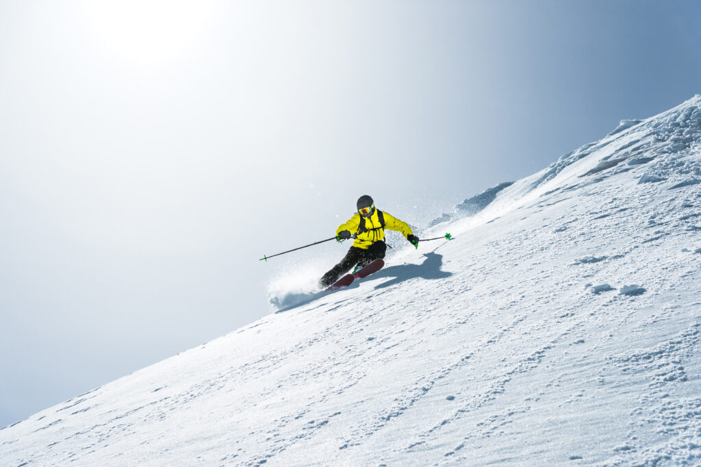 Skieur freeride