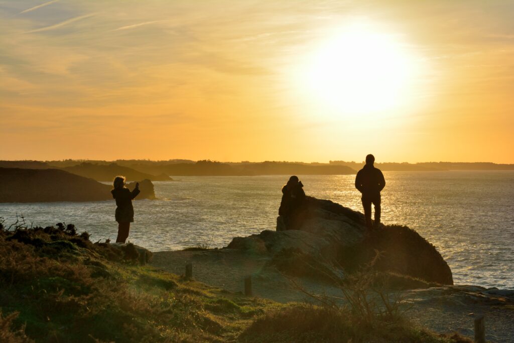 Coucher de soleil à Cancale