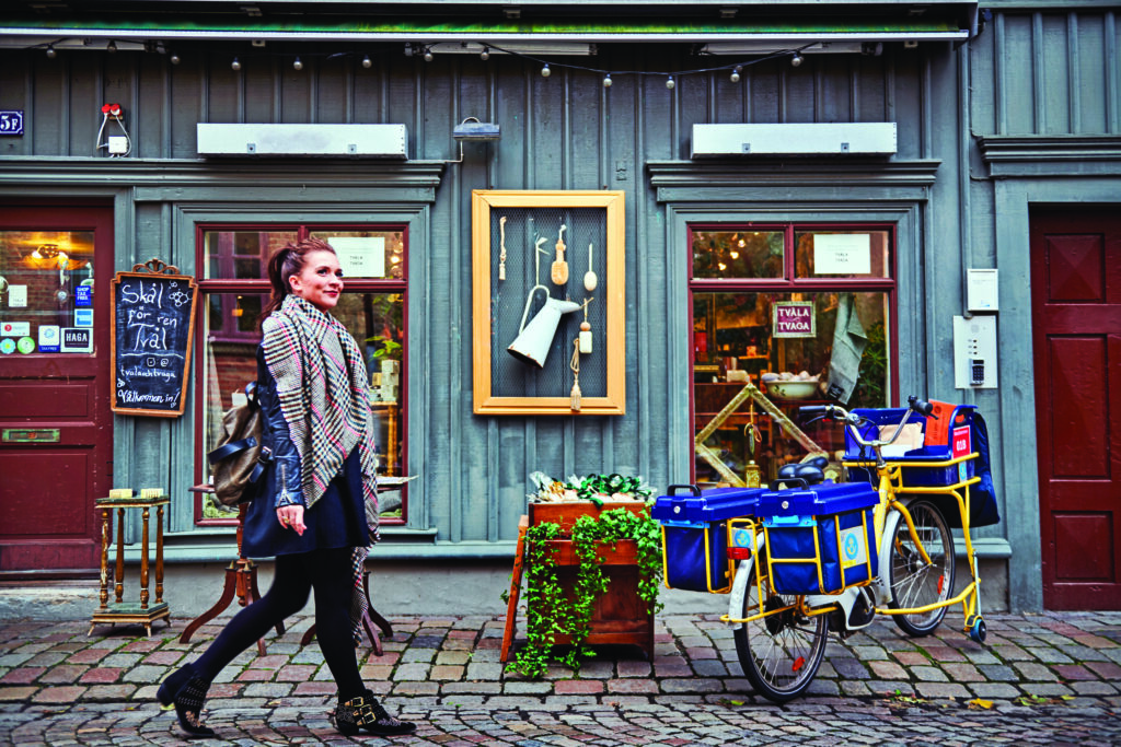 Dans les rues de Göteborg.