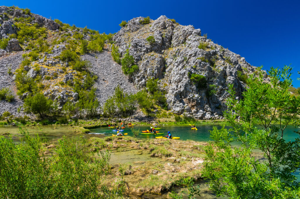 Canoë-safari sur la rivière Zrmanja