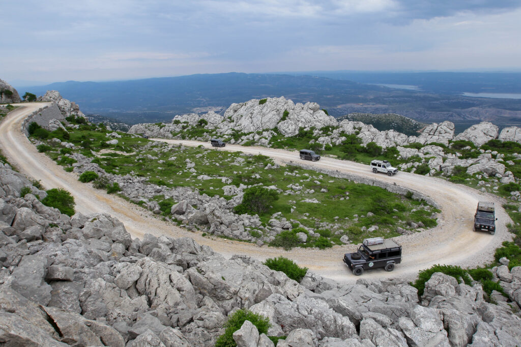 Safari en jeep dans le Velebit