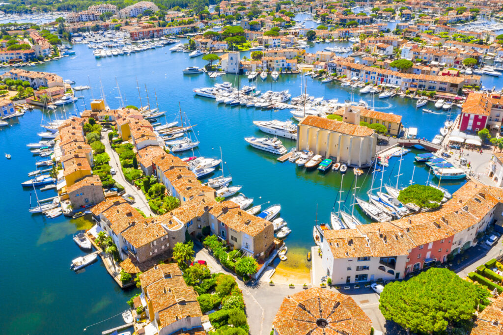 Vue aérienne de Port Grimaud