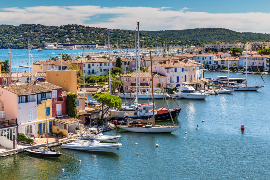 Maisons colorées à Port Grimaud