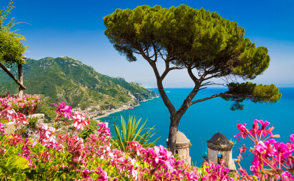 Vue depuis le village de Ravello