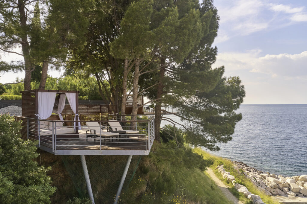 Terrasses privées en colline, Savudrija