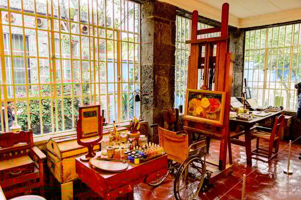 Atelier de peinture de la Casa Azùl