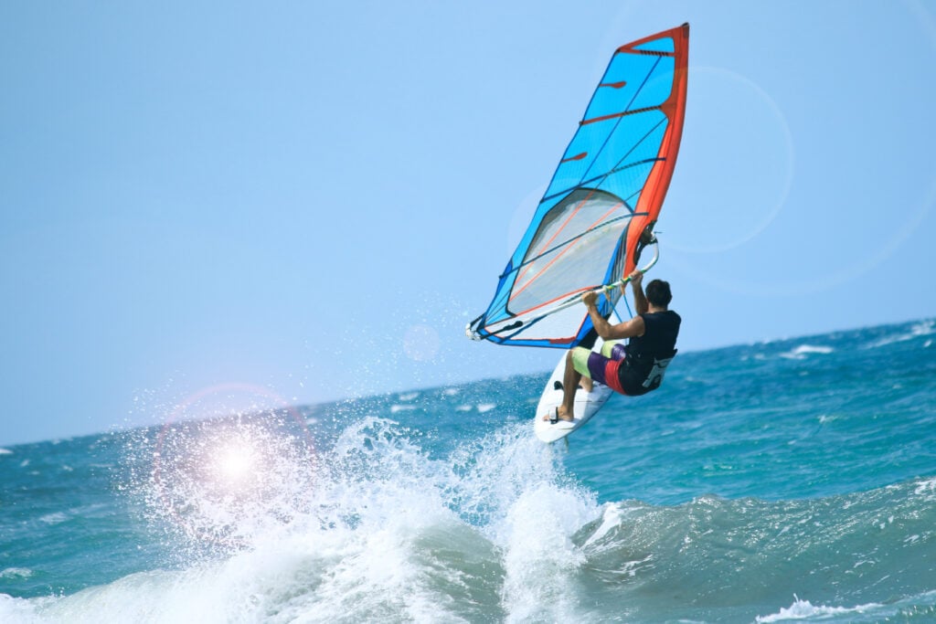 Session de windsurf