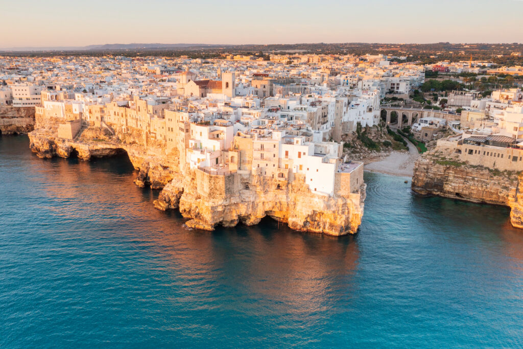 Vue sur Polignano a Mare