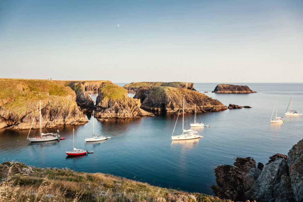 Voiliers à Belle-Île en mer
