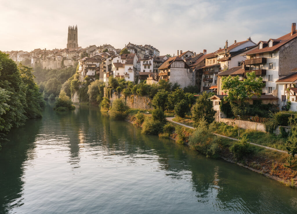 Vue sur Fribourg - Suisse 