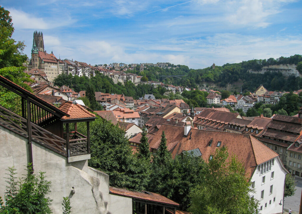 Fribourg et son funiculaire