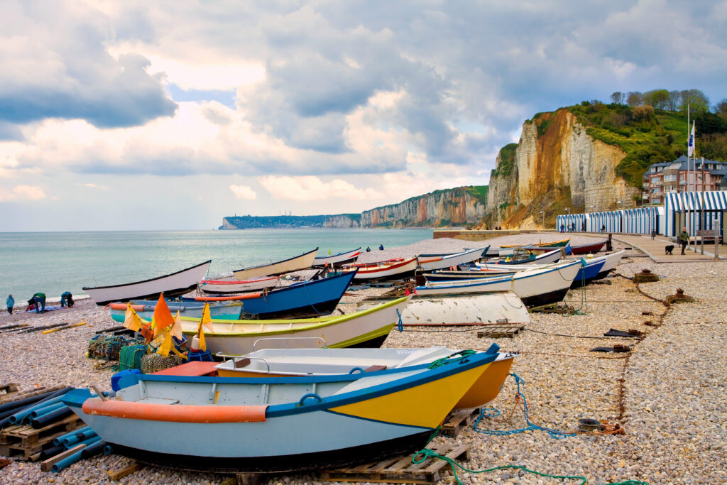 Yport, près d'Étretat, Normandie