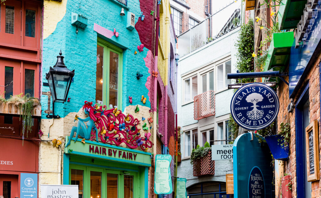 Le Neal’s Yard du Seven Dials, l’un des plus beaux quartiers insolites de Londres