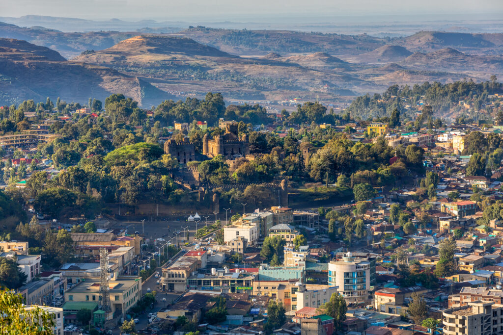 Gondar, ancienne capitale d'Éthiopie