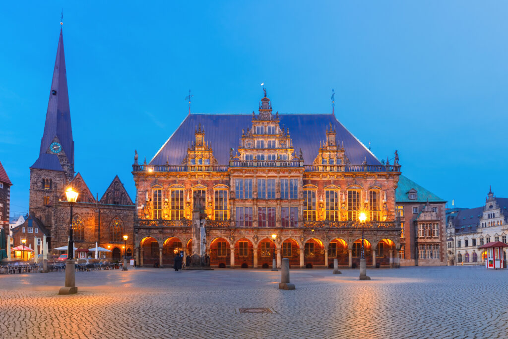 L'hôtel de ville de Brême 