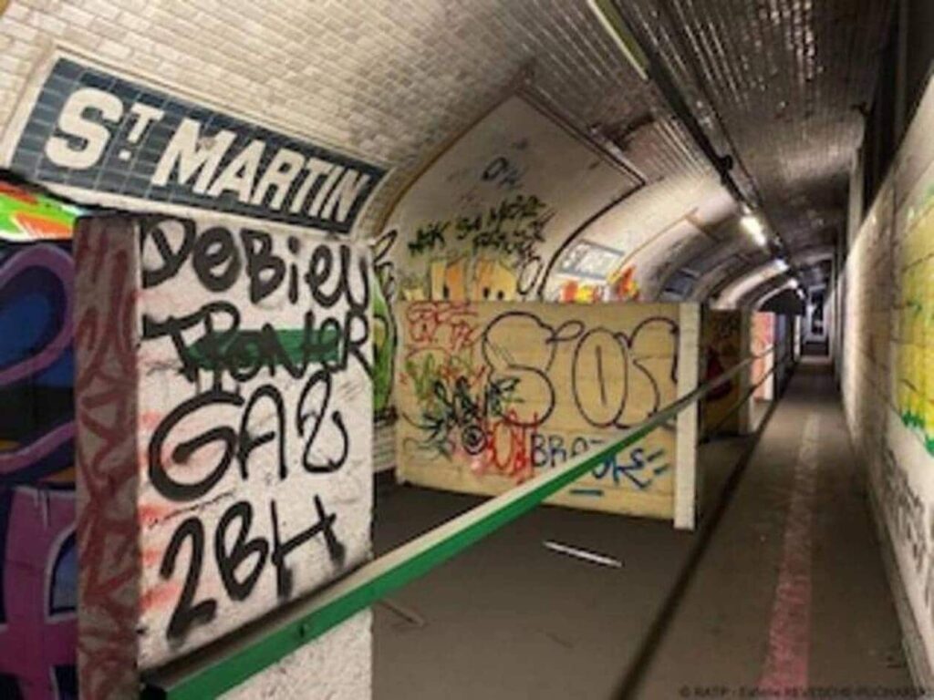 Station « fantôme » Saint-Martin 