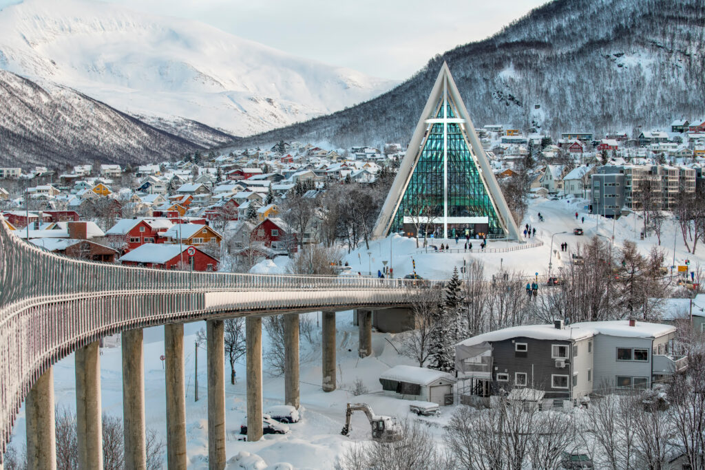 Vue sur la cathédrale Arctique