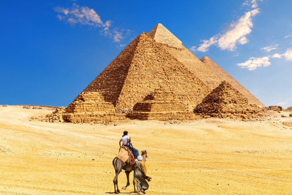 Pyramides de Gizeh en Égypte 