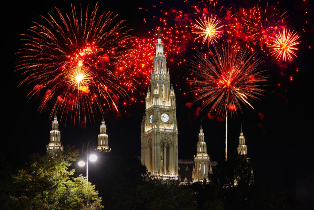 Que faire à Vienne à Noël ? Admirer un feu d’artifice