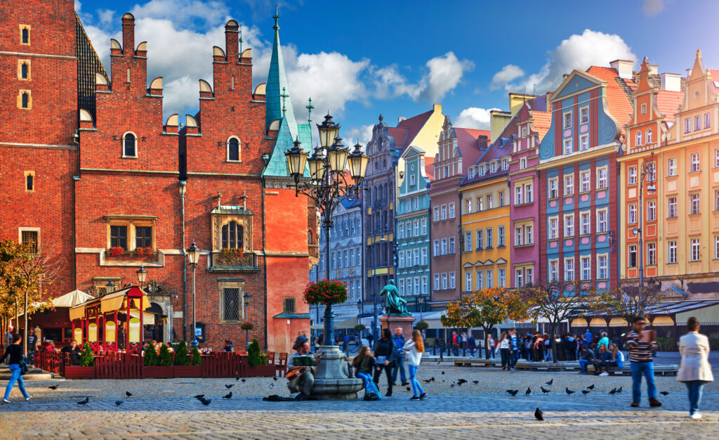 Rues à Wroclaw