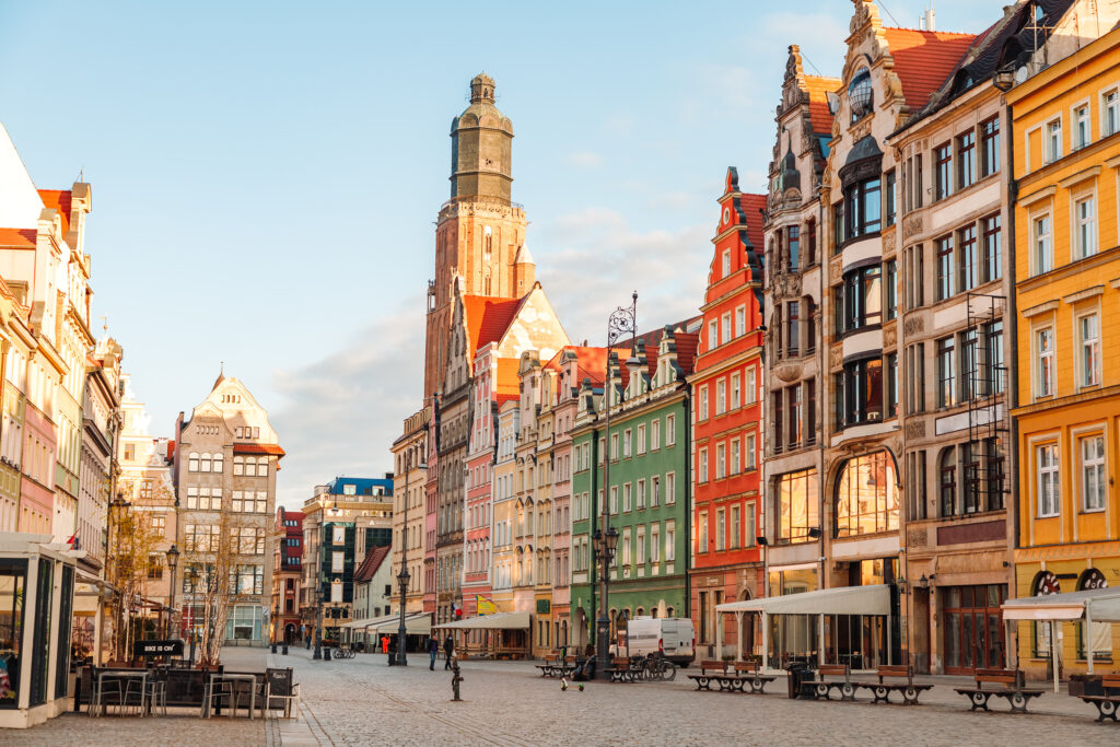 Rues à Wroclaw