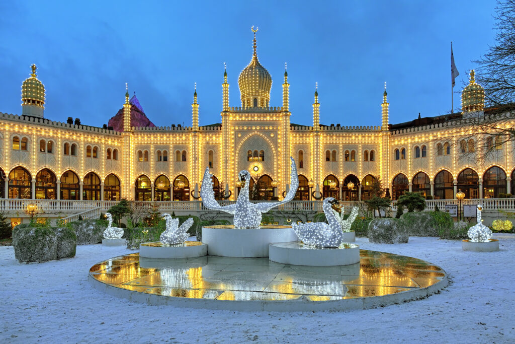 Que faire à Copenhague à Noël ? Les jardins de Tivoli