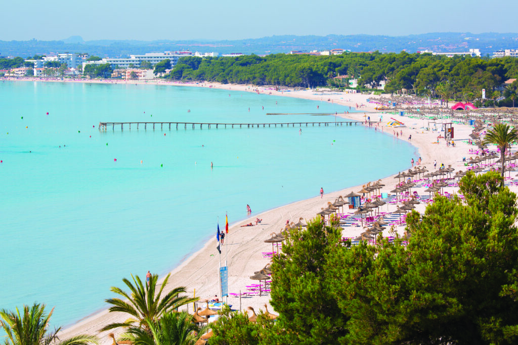 Plage à Majorque.