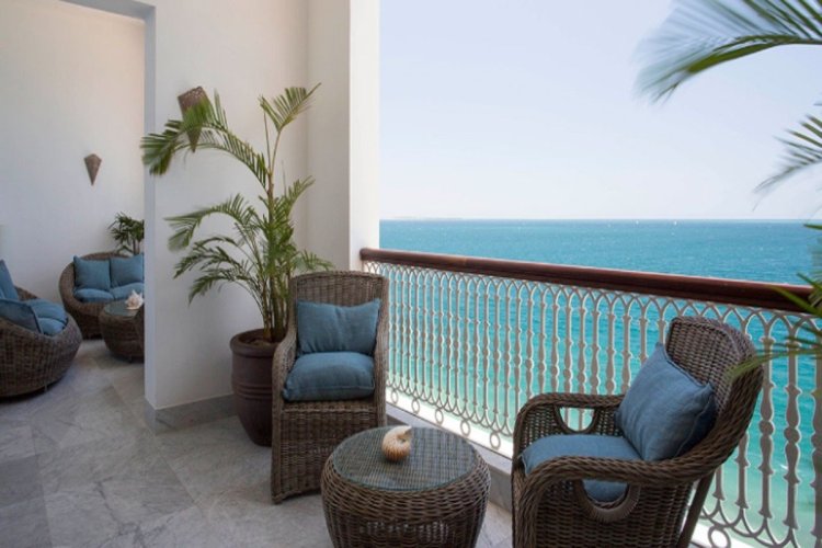 La suite présidentielle Zamani avec son incroyable terrasse et vue sur la mer. - © HYATT HOTEL & RESORT