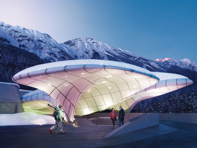 Station de funiculaire d'Hhungerburg, à Innsbruck. - © Andreas Hofer / Öesterreich Werbung