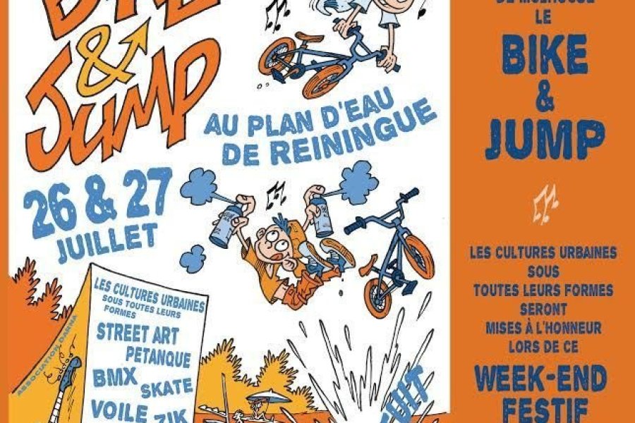 Festival Bike & Jump - Plan d'Eau de Reiningue - les 26 et 27 juillet 2014