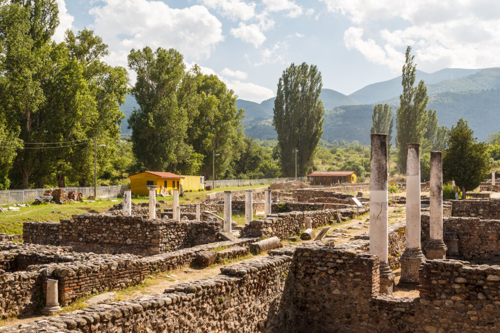 Ruines à Bitola en Macédoine