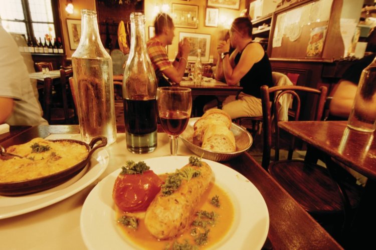 Andouillette du bouchon lyonnais L'Amphitryon - © VINCENT FORMICA