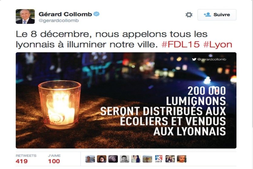 - © Capture écran compte Twitter Gérard Colomb