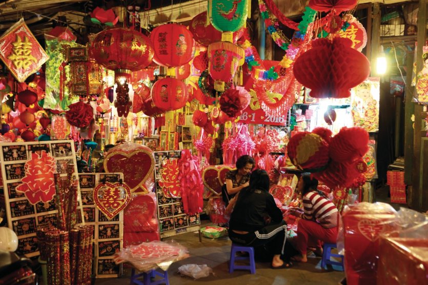 Rue Hang Ma située dans le Vieux quartier. - © Philippe GUERSAN - Author's Image