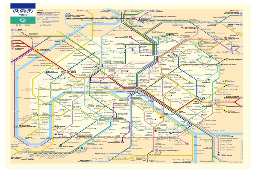 The Subway Map That Helps You Not To Take It Paris