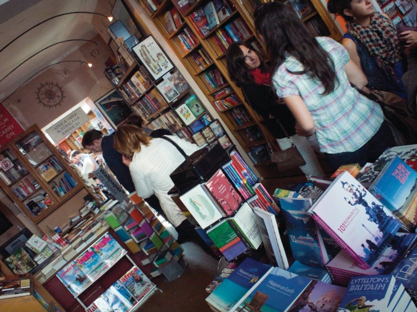The Travel Bookshop à Notting Hill. - © Lawrence BANAHAN - Author's Image