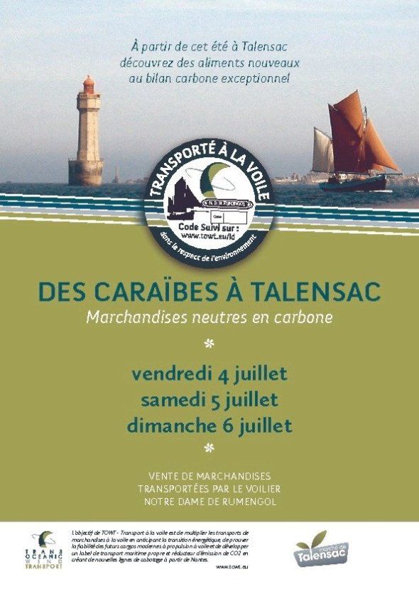 Des caraibes à Talensac No Trace Carbon - © TOWT
